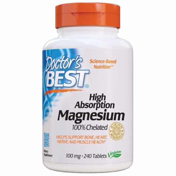 マグネシウム　Doctor's Best High Absorption Magnesium Glycinate Lysinate