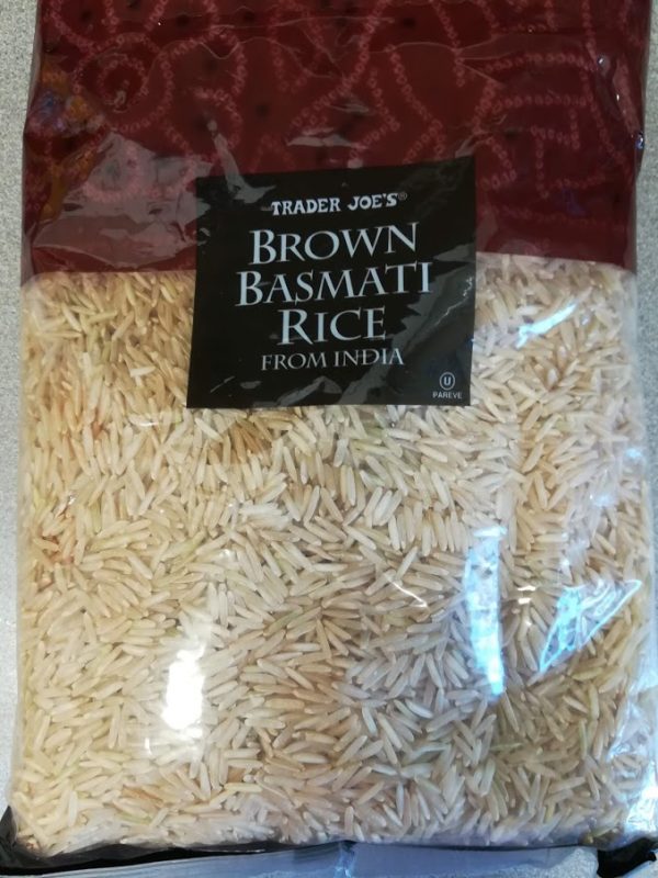 トレーダージョーズ　Brown Basmati rice