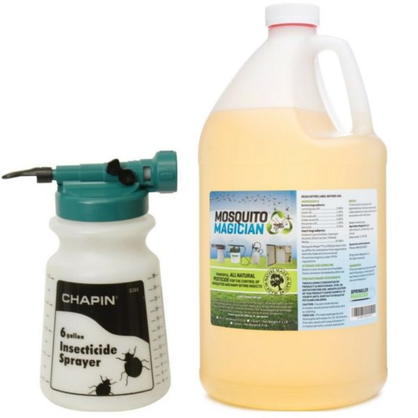 Mosquito Magician Hose Sprayer with 1 Gallon Natural Mosquito Killer & Repellent Concentrate