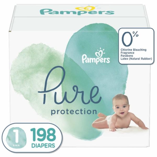 Pampers　Pure Protection　デリケートな肌用おむつ