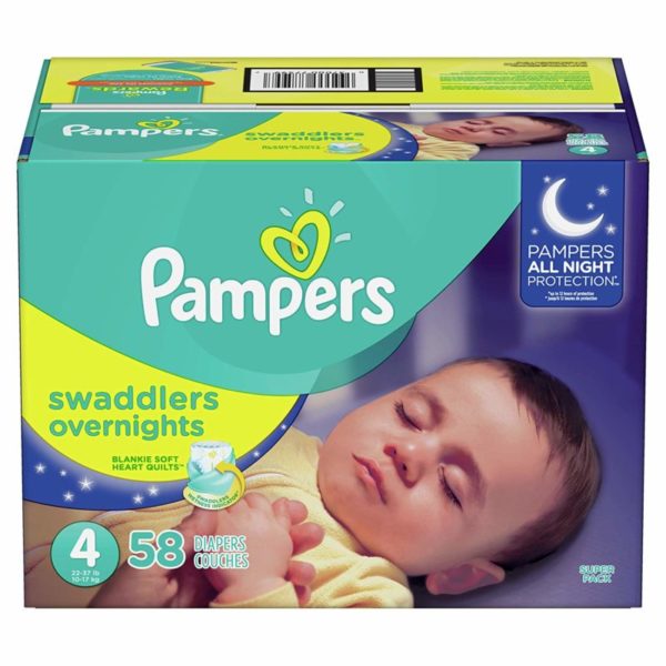 Pampers　Swaddlers Overnight　寝る時用おむつ