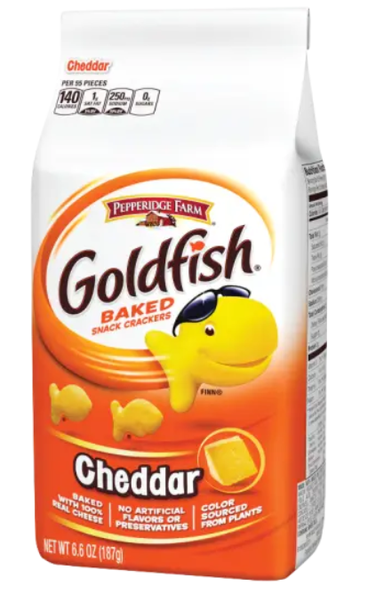 Goldfish Cheddar Cheese Crackers 