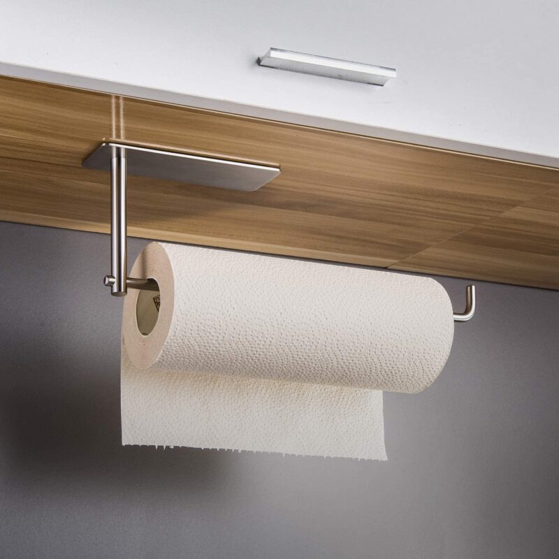 SUNTECH Paper Towel Holder Under Kitchen Cabinet