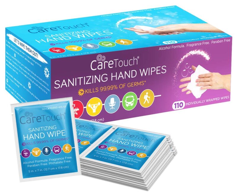Care Touch Hand Sanitizer Wipes