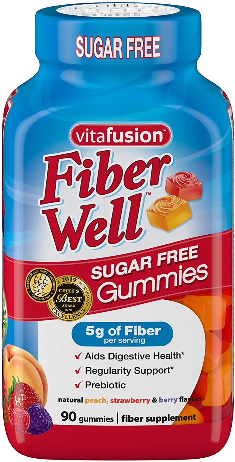 ファイバー　Vitafusion Fiber Well Gummy Vitamins, 90 ct 2pack