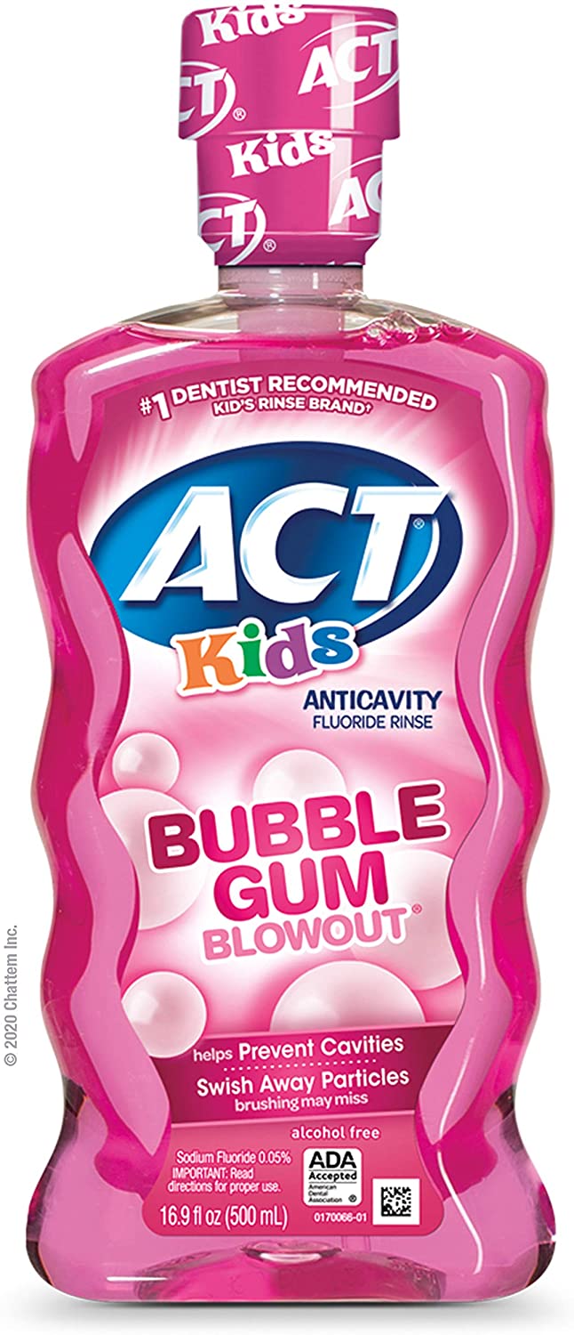 ACT Kids Anti-Cavity Fluoride Rinse Children's Mouthwash