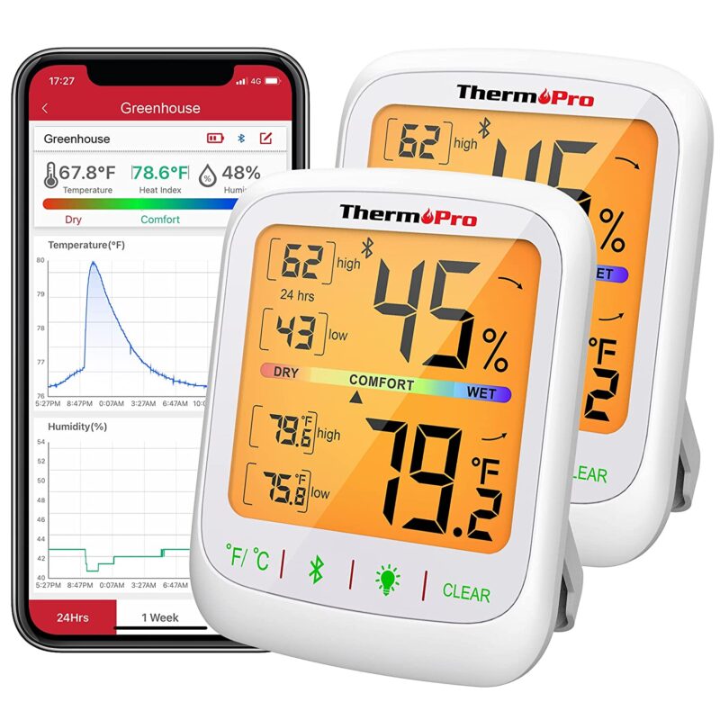 ThermoPro Bluetooth Hygrometer Thermometer