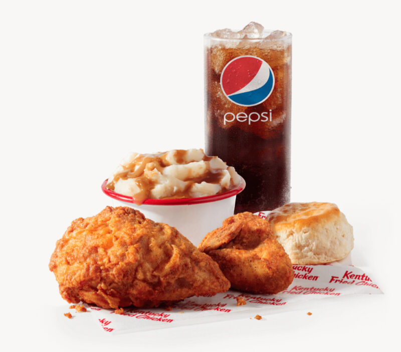 2 PC. CHICKEN COMBO - BREAST & WING