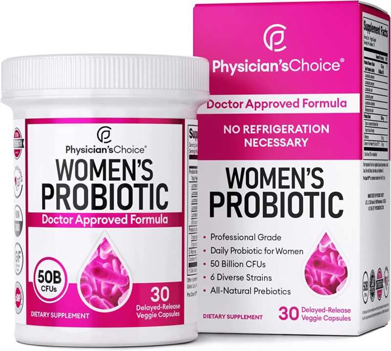 Probiotics for Women with Organic Prebiotics - 50 Billion CFU