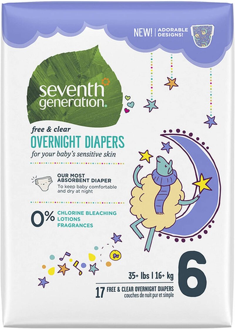 Seventh Generation Baby Size 6 Overnight Diapers　長時間用おむつ
