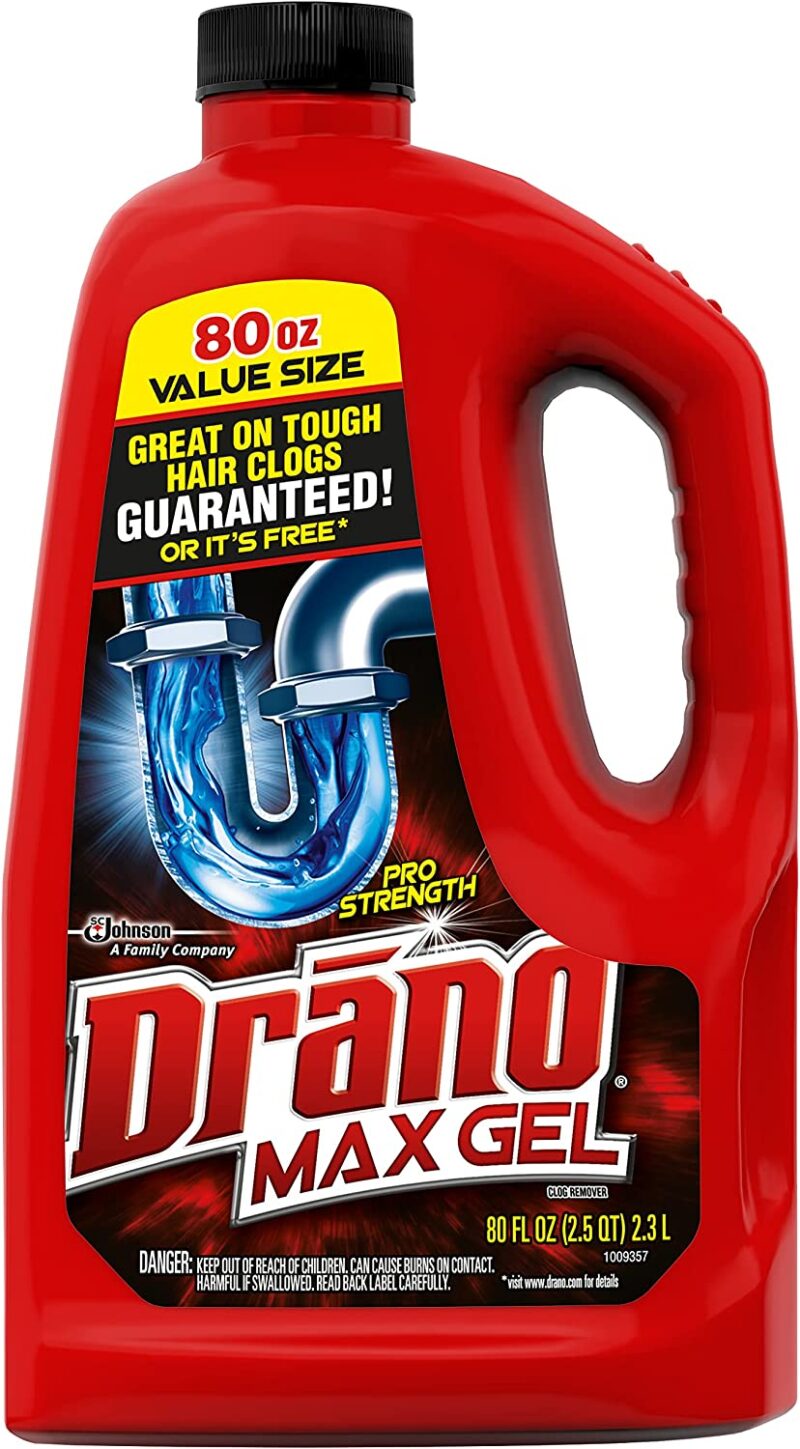 Drano Max Gel Drain Clog Remover and Cleaner 