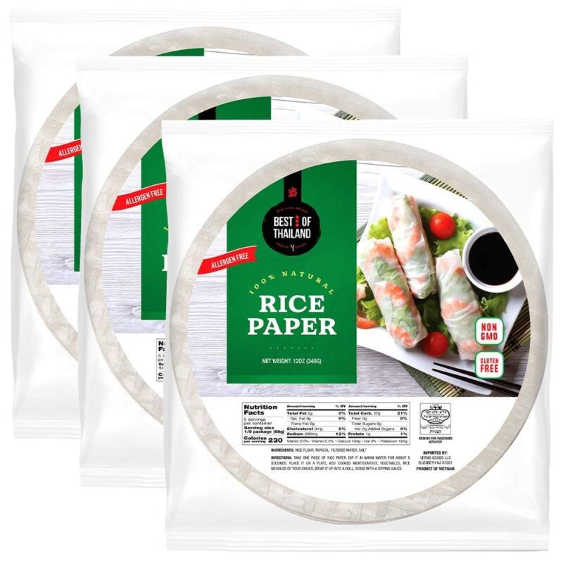 Best of Thailand Round Rice Paper Wraps
