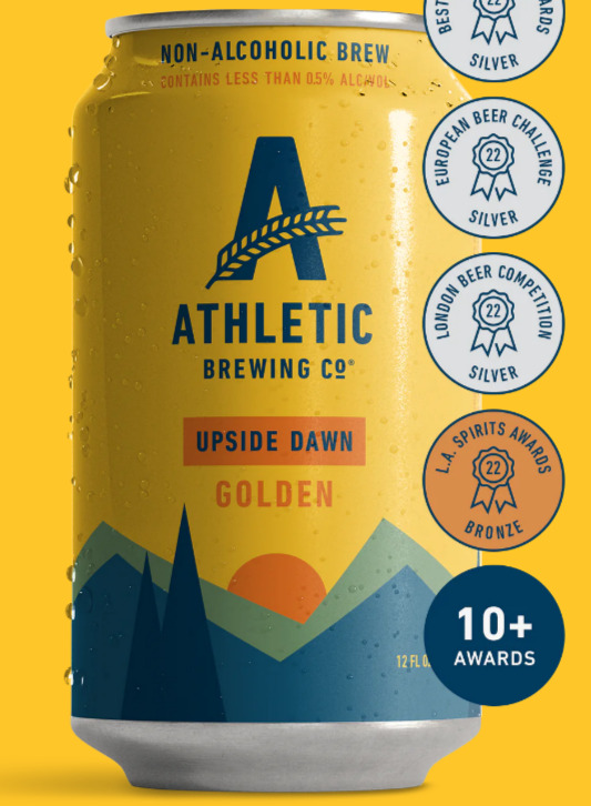 ノンアルコールビール　Athletic Brewing NA beer