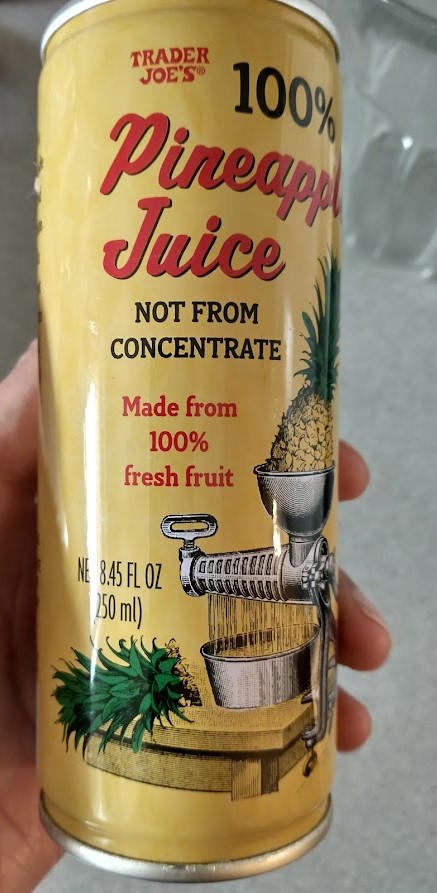 100％　Pineapple Juice