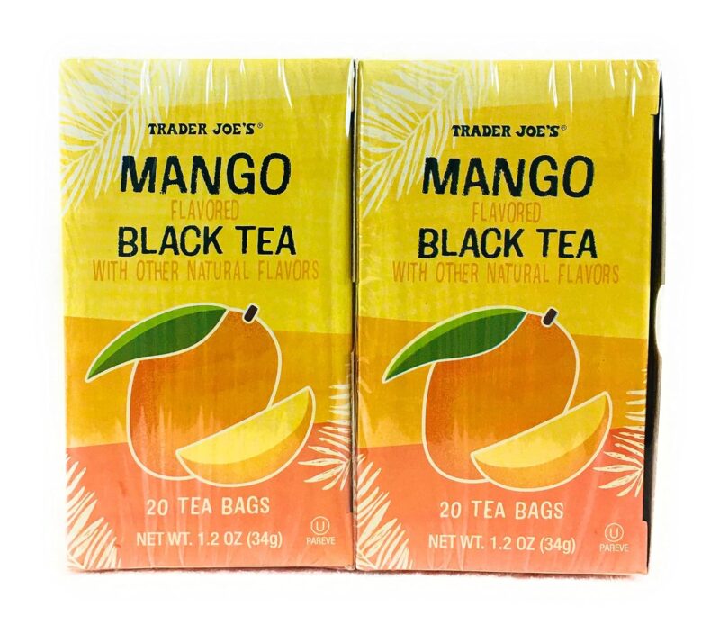 Trader Joe's Mango Black Tea, 20 Tea Bags x 2 Packs