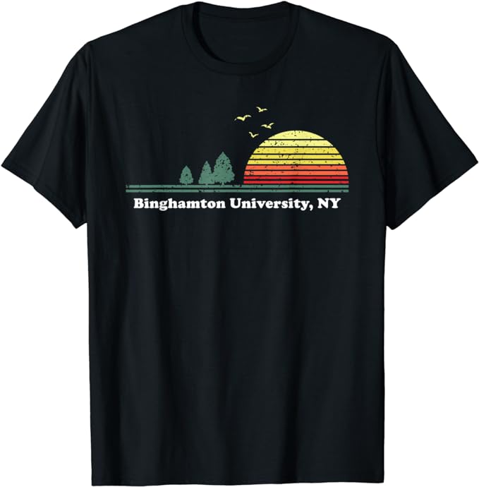 Vintage Binghamton University, North Dakota T-Shirt