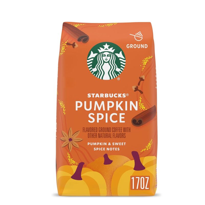 Starbucks Ground Coffee, Pumpkin Spice Naturally Flavored Coffee