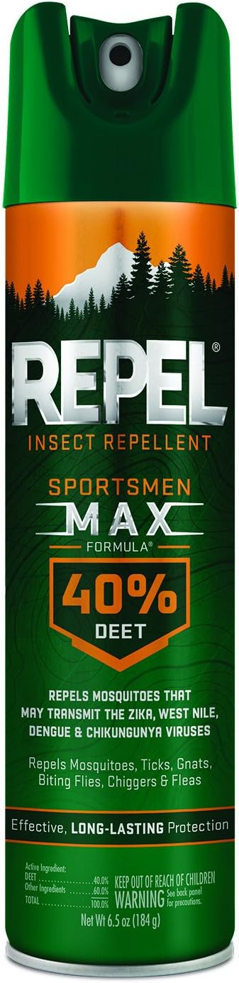 Repel 33801-1 Sportsmen Max Insect 6.5-oz Aerosol 40%