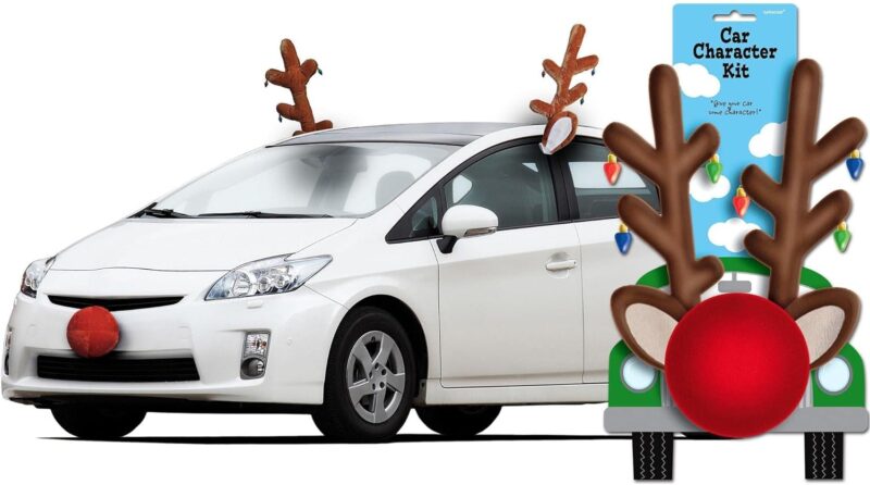  Festive Christmas Reindeer Car Decoration Kit