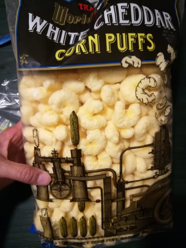 White Cheddar Corn Puffs 