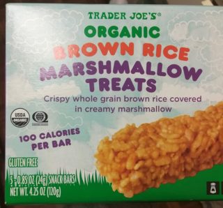 ORGANIC BROWN RICE MARSHMALLOW TREATS　Trader joe's
