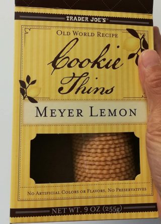 Cookie Thins Meyer Lemon Trader joe's