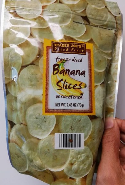 Banana Slice unsweetened trader joe's