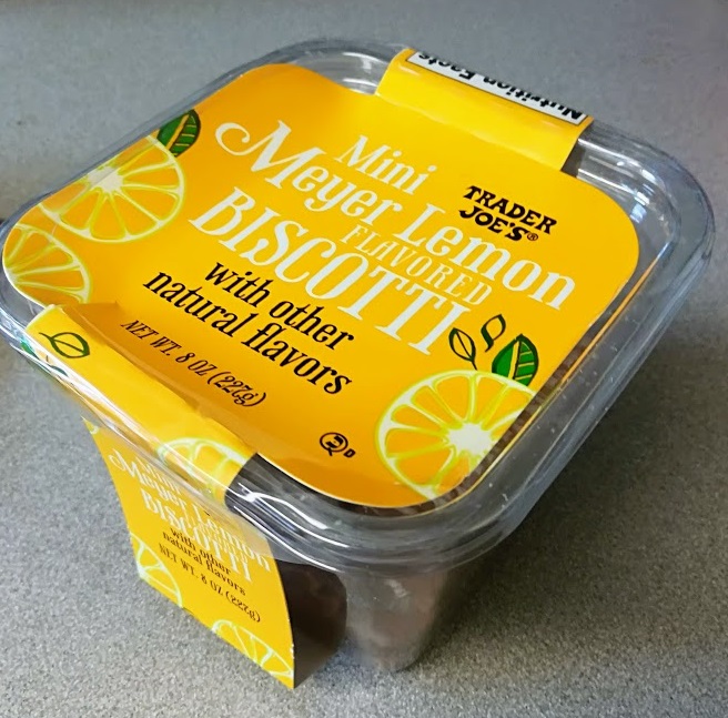 Mini Meyer Lemon Flavored Biscotti　trader joes
