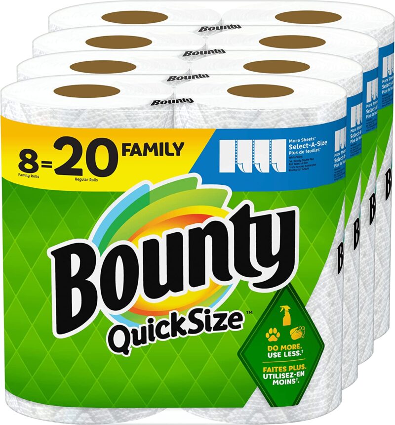  Bounty Quick Size Paper Towels