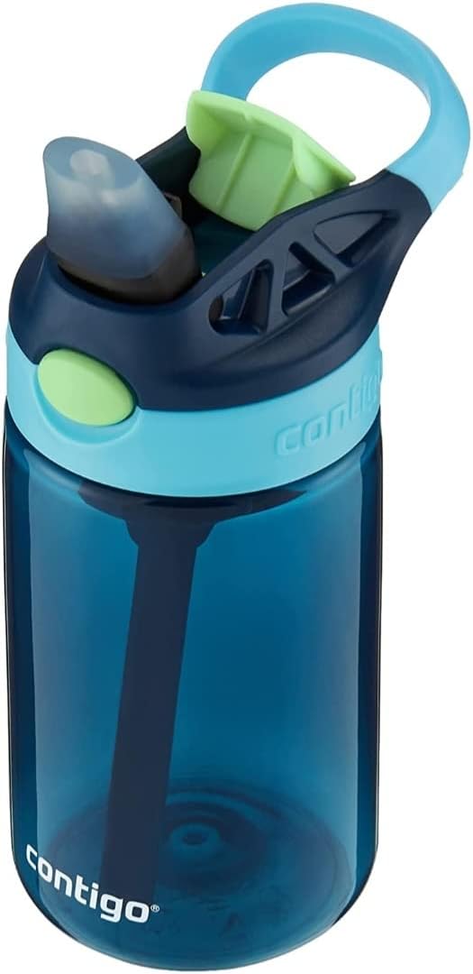 Contigo Kids Water Bottle with designed AUTOSPOUT Straw, 14 oz