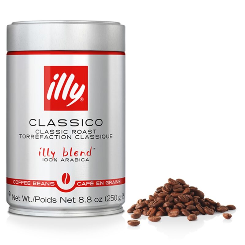  illy Whole Bean Coffee - Perfectly Roasted Whole Coffee Beans – Classico Medium Roast