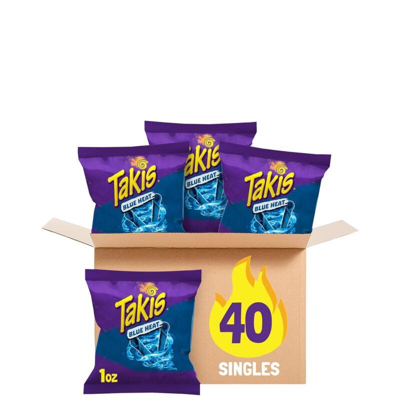 Takis Blue Heat Rolled Spicy Tortilla Chips