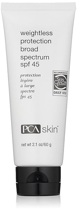 PCA SKIN Weightless Protection Broad Spectrum spf 45